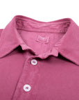 Fedeli - Cotton Piqué Polo Shirt Raspberry S/S POLOS FEDELI
