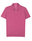 Fedeli - Cotton Piqué Polo Shirt Raspberry S/S POLOS FEDELI