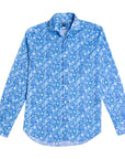 Fedeli - Flower Print Panamino Cotton Long Sleeve Shirt L/S SHIRTS FEDELI