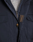 Moorer - Navy 'Ezio' Lightweight Water Repellent Coat BLOUSONS MooRER