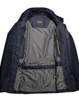 Moorer - Navy 'Ezio' Lightweight Water Repellent Coat BLOUSONS MooRER