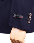 Robert Old - Navy Loro Piana Wool & Cashmere Double-Breasted Jacket JACKETS Robert Old