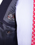 Robert Old - Navy Loro Piana Wool & Cashmere Double-Breasted Jacket JACKETS Robert Old