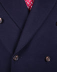 Robert Old - Navy Loro Piana Wool & Cashmere Double-Breasted Jacket JACKETS Robert Old