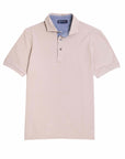 Robert Old - Natural Beige 100% Cotton Short Sleeve Polo Shirt S/S POLOS Robert Old