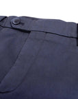 Robert Old - Navy Stretch Cotton Twill Chinos CASUAL TROUSERS Robert Old