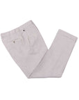 Robert Old - Beige Linen Regular Fit Trousers CASUAL TROUSERS Robert Old