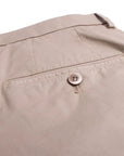 Robert Old - Beige Cotton Stretch Chino Shorts SHORTS Robert Old