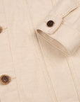 Richard J Brown - Cream Raw Steve Linen Jacket BLOUSONS Richard J Brown