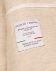 Richard J Brown - Cream Raw Steve Linen Jacket BLOUSONS Richard J Brown