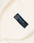 Robert Old - Cream Cotton Structured Knitted Polo Shirt S/S POLOS Robert Old