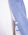Robert Old - Light Blue Wool, Silk and Linen Jacket JACKETS Robert Old