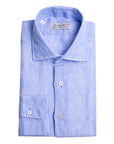 Robert Old - Light Blue Italian Linen Long Sleeve Shirt L/S SHIRTS Robert Old