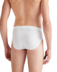 Derek Rose - White Jack Cotton Stretch Briefs UNDERWEAR Derek Rose