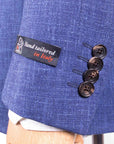 Robert Old - Blue Loro Piana Check Wool, Linen and Silk Suit SUITS Robert Old