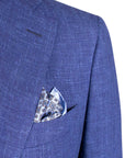 Robert Old - Blue Loro Piana Check Wool, Linen and Silk Suit SUITS Robert Old