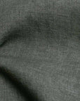Robert Old - Dark Green Italian Linen Short Sleeve Shirt S/S SHIRTS Robert Old