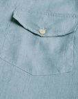Robert Old - Light Blue Italian Linen Short Sleeve Shirt S/S SHIRTS Robert Old