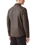Belstaff - Burnt Oak Tour Waxed Cotton Overshirt BLOUSONS Belstaff