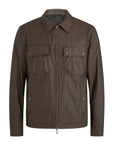 Belstaff - Burnt Oak Tour Waxed Cotton Overshirt BLOUSONS Belstaff