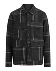 Belstaff - Charcoal Forge Wool Overshirt BLOUSONS Belstaff