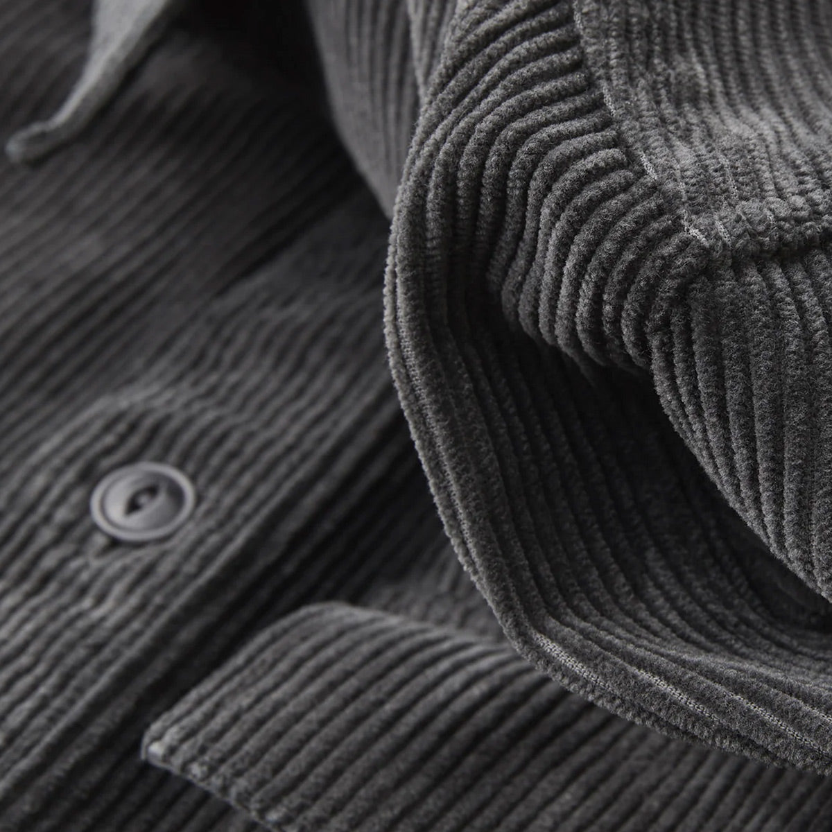 Belstaff - Forge Grey Fallgate Cotton Corduroy Shirt L/S SHIRTS Belstaff