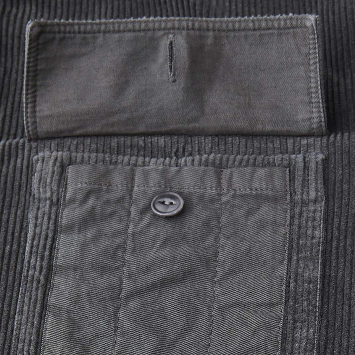 Belstaff - Forge Grey Fallgate Cotton Corduroy Shirt L/S SHIRTS Belstaff