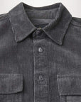 Belstaff - Forge Grey Fallgate Cotton Corduroy Shirt L/S SHIRTS Belstaff