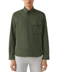 Belstaff - Tile Green Scale Long Sleeve Shirt L/S SHIRTS Belstaff