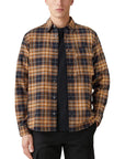 Belstaff - Black and Yellow Scale Longton Plaid Long Sleeve Shirt L/S SHIRTS Belstaff