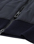 Belstaff - Washed Navy Kelbrook Merino Wool Zip Cardigan KNITWEAR Belstaff
