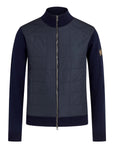 Belstaff - Washed Navy Kelbrook Merino Wool Zip Cardigan KNITWEAR Belstaff