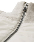 Belstaff - Chrome Grey Kelbrook Merino Wool Zip Cardigan KNITWEAR Belstaff