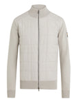 Belstaff - Chrome Grey Kelbrook Merino Wool Zip Cardigan KNITWEAR Belstaff