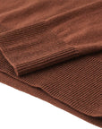 Belstaff - Deep Copper Kilmington Merino Wool Quarter Zip Sweater KNITWEAR Belstaff