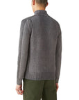 Belstaff - Forge Grey Watch Full-Zip Merino Wool Cardigan KNITWEAR Belstaff