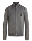 Belstaff - Forge Grey Watch Full-Zip Merino Wool Cardigan KNITWEAR Belstaff