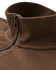 Belstaff - Clay Brown Full-Zip Cotton Fleece Sweatshirt SWEATS Belstaff