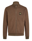 Belstaff - Clay Brown Full-Zip Cotton Fleece Sweatshirt SWEATS Belstaff