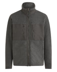 Belstaff - Charcoal Heather Welder Full-Zip Storm Fleece Sweatshirt SWEATS Belstaff
