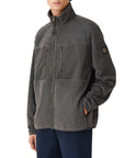 Belstaff - Charcoal Heather Welder Full-Zip Storm Fleece Sweatshirt SWEATS Belstaff