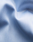 Eton - Light Blue Floral Trim Signature Twill Slim Fit Shirt L/S SHIRTS Eton