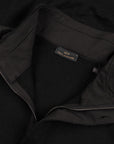 Paul & Shark - Black Typhoon Platinum Wool Zip Neck Sweater KNITWEAR Paul & Shark