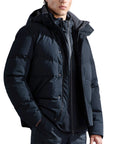 Paul & Shark - Black Typhoon® Save the Sea 4x4 Stretch Down Padded Jacket BLOUSONS Paul & Shark
