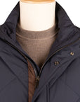Paul & Shark - Navy Alcantara Quilted Jacket BLOUSONS Paul & Shark