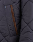Paul & Shark - Navy Alcantara Quilted Jacket BLOUSONS Paul & Shark