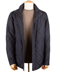 Paul & Shark - Navy Alcantara Quilted Jacket BLOUSONS Paul & Shark