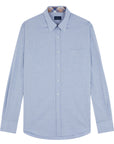 Paul & Shark - Light Blue Flannel Cotton Long Sleeve Shirt L/S SHIRTS Paul & Shark