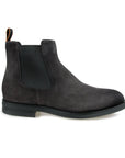 Santoni - Grey Suede Leather Chelsea Boots SHOES Santoni