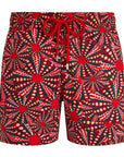 Vilebrequin - Poppy Red Oursinades 'Moorise' Swim Shorts SWIMWEAR Vilebrequin